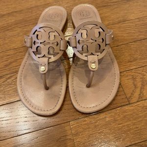 Tory Burch Miller sandal nude size 7